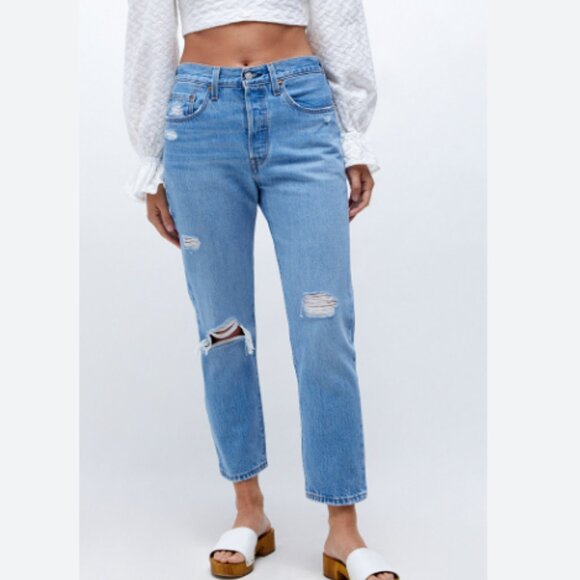 Levi's Denim - Excellent condition Levi’s 501 crop